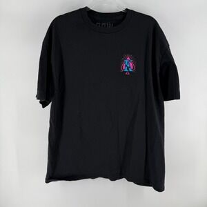 SCW T Shirt Mens 2XL Black Graphic Print King of Spades Skull Cotton‎ Gothic